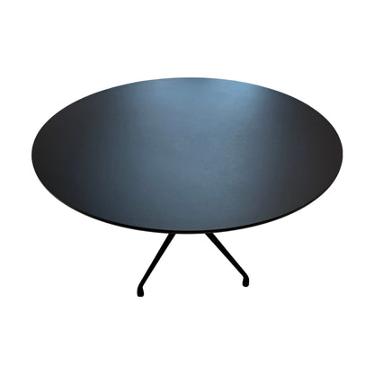 HAY konferansebord i svart, Ø128 cm