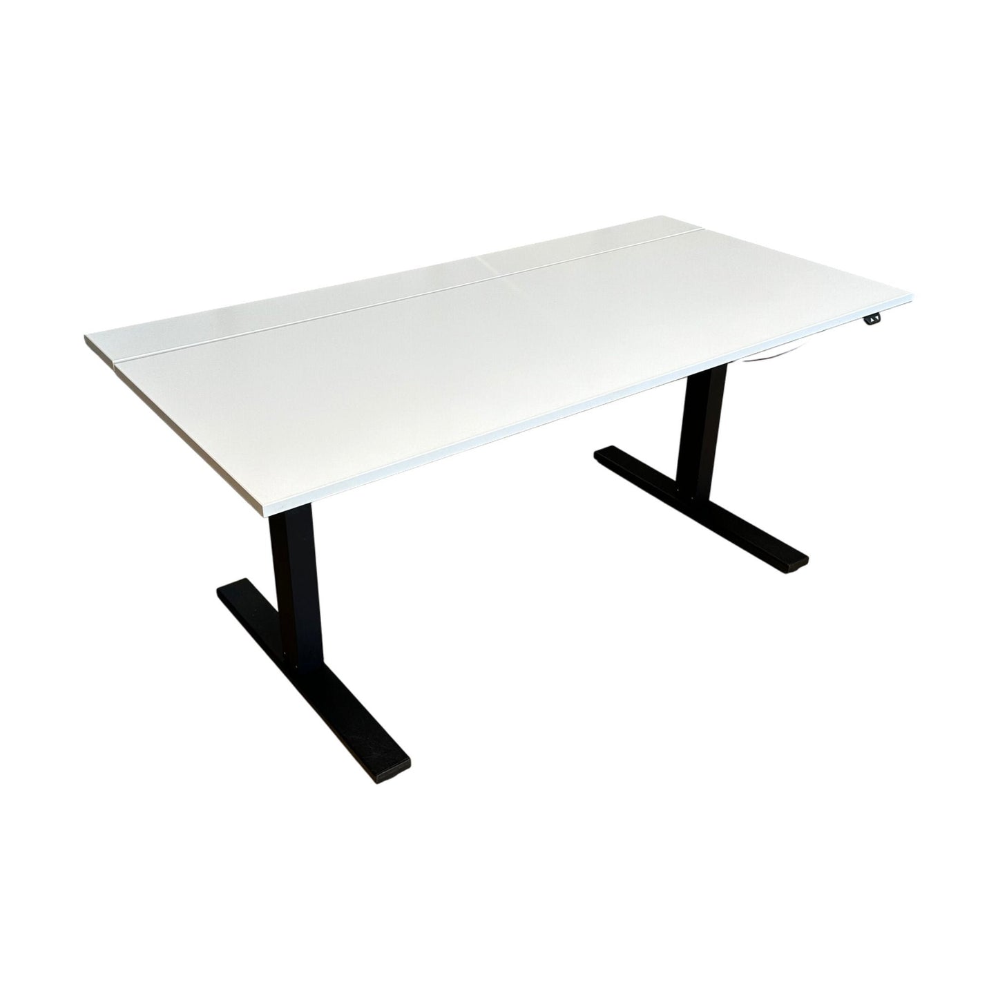 Elektrisk hev/senk skrivebord fra Linak, hvit, 160x80 cm