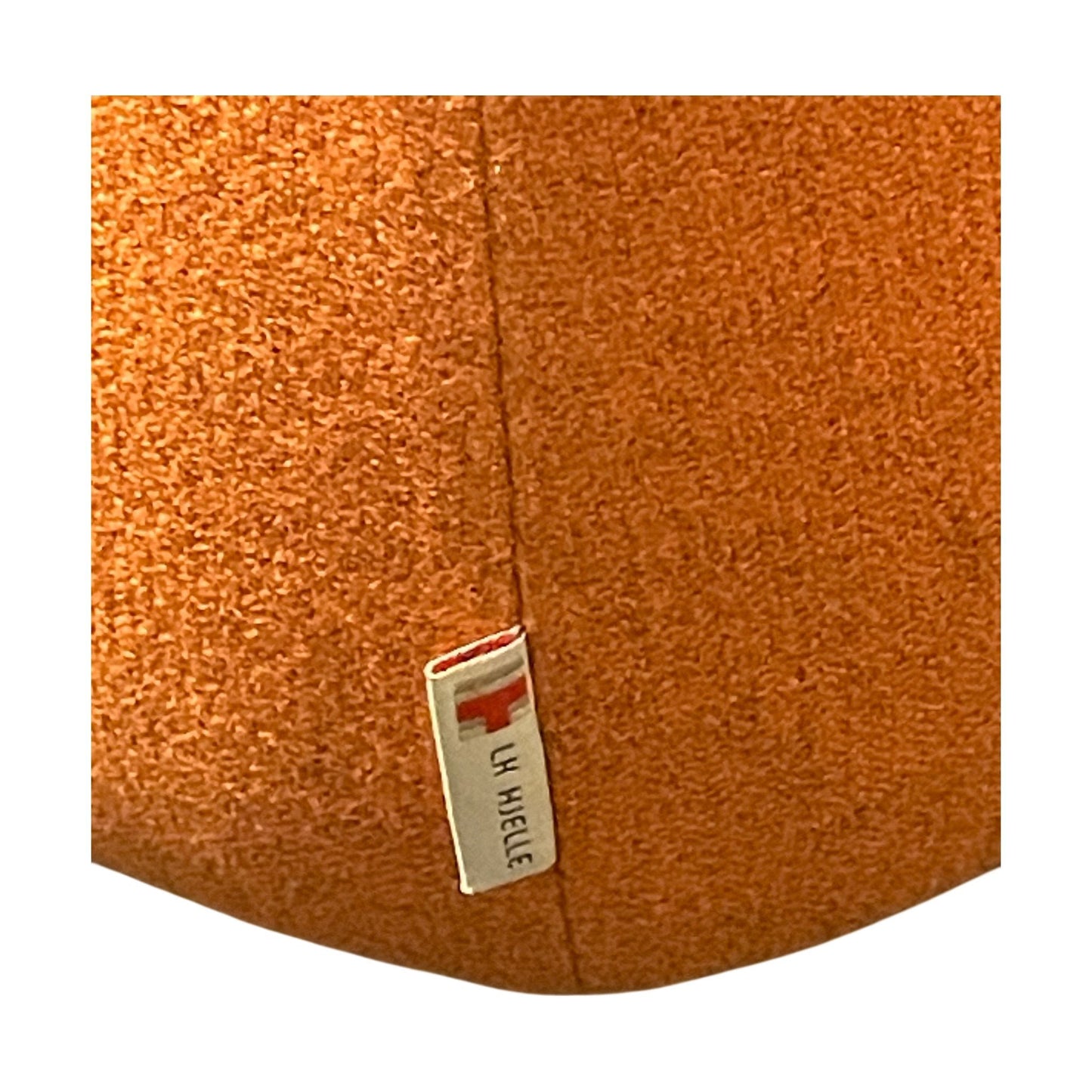 Boy puff fra LK Hjelle, oransje, 50x50x40 cm