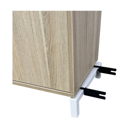 Hylle fra Kinnarps, beige, 160 cm