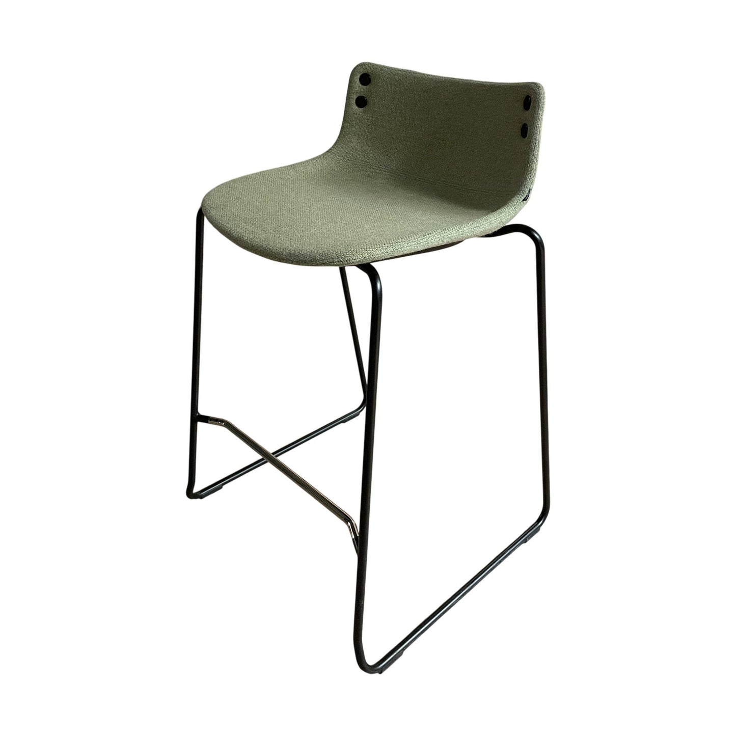 Fora Form Con barstol, grønn, 67 cm sittehøyde