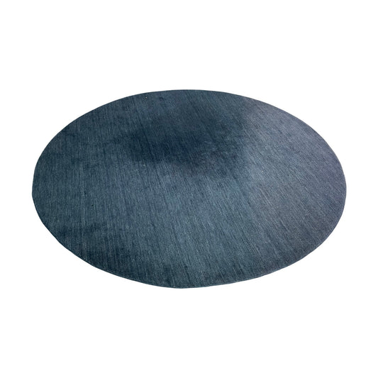 Sirkulært blått teppe, Ø200