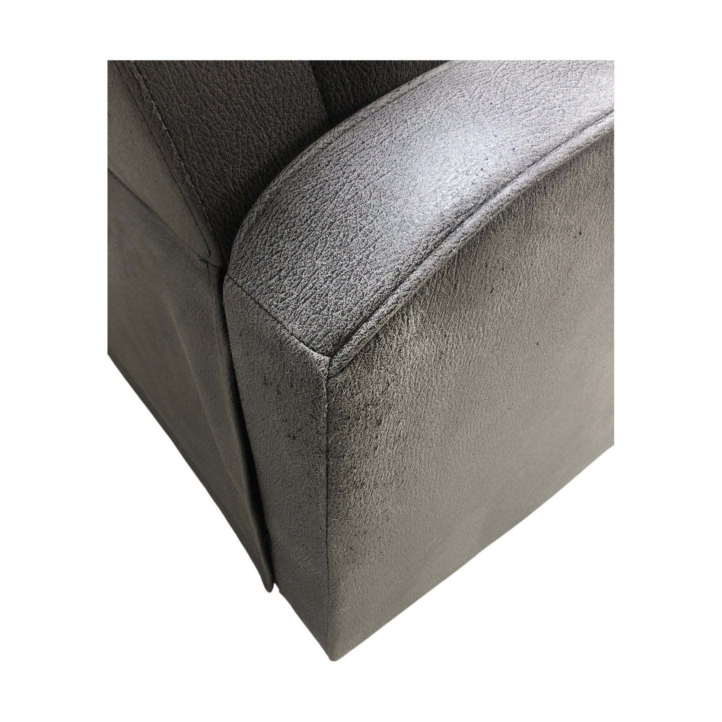 Asila recliner-sofagruppe fra A-Møbler, 3-seter, 2-seter + stol, microfiber, grå