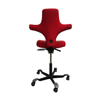 HÅG Capisco kontorstol, uten sadelsete, rød
