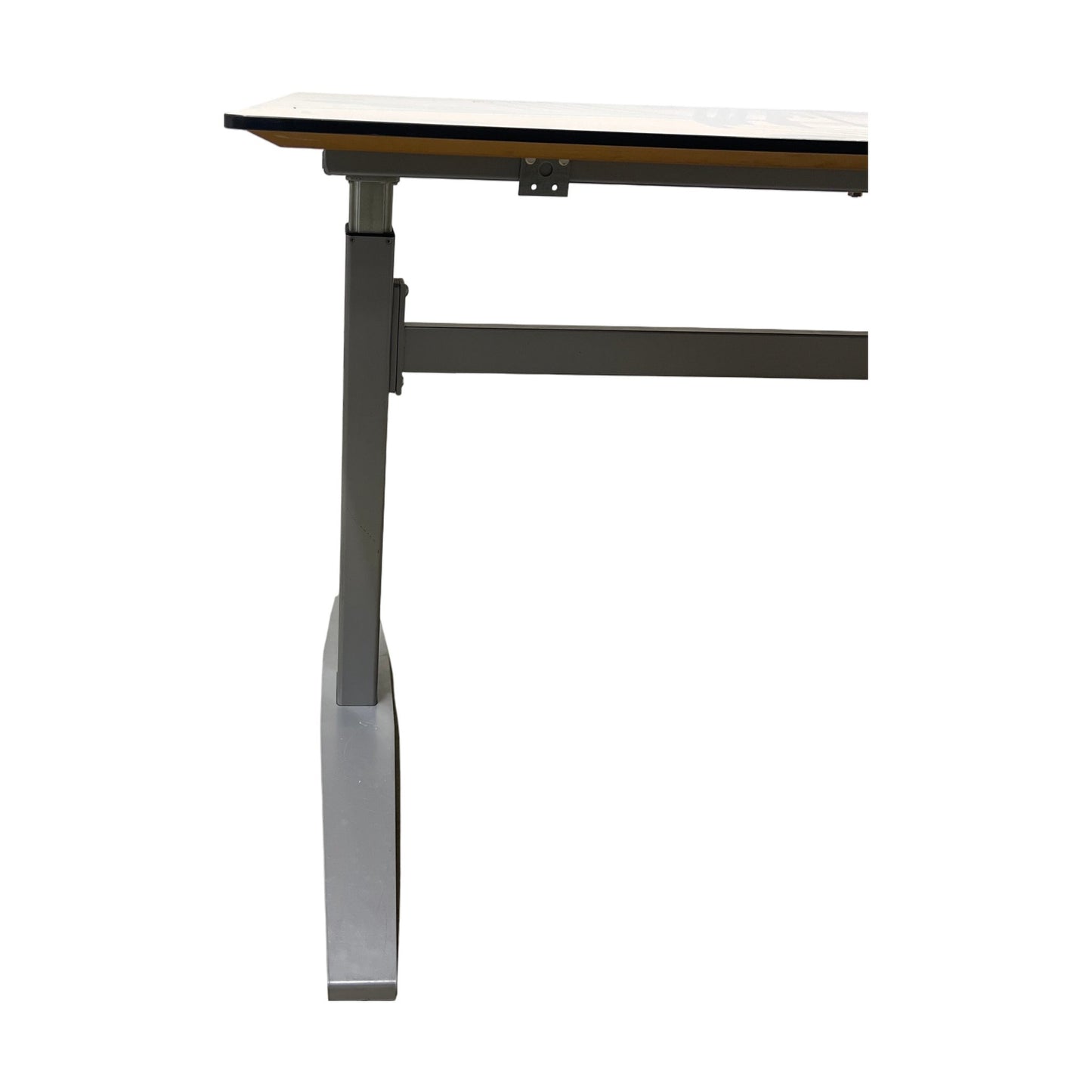 Elektrisk hev/senk skrivebord 180x80 cm, hvit laminat