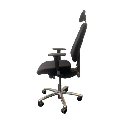 Rabami kontorstol fra RBM, svart