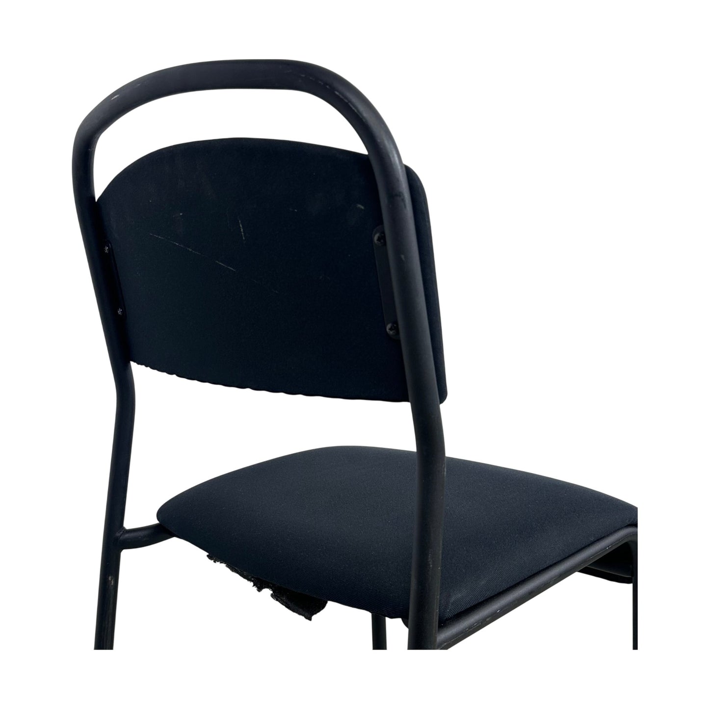 Särna møteromsstol fra IKEA, svart tekstil, stablebar