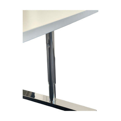 Møtebord, hvit bordplate, 230x90 cm