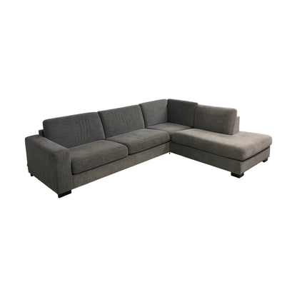 Litsofa hjørnesofa i grå