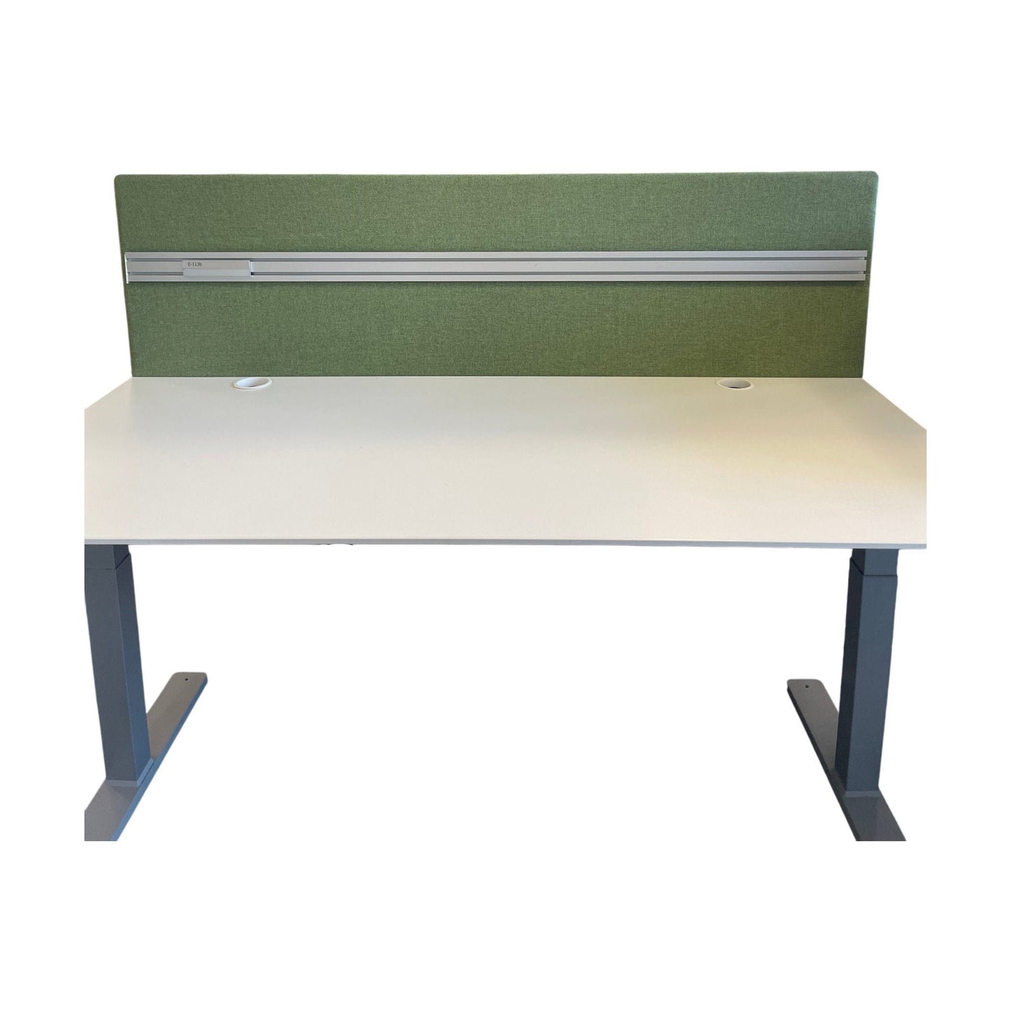 Glimakra bordskjerm, 180x70 cm, tekstiltrukket i grønn