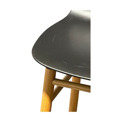 Form barstol fra Normann Copenhagen, svart, 75 cm