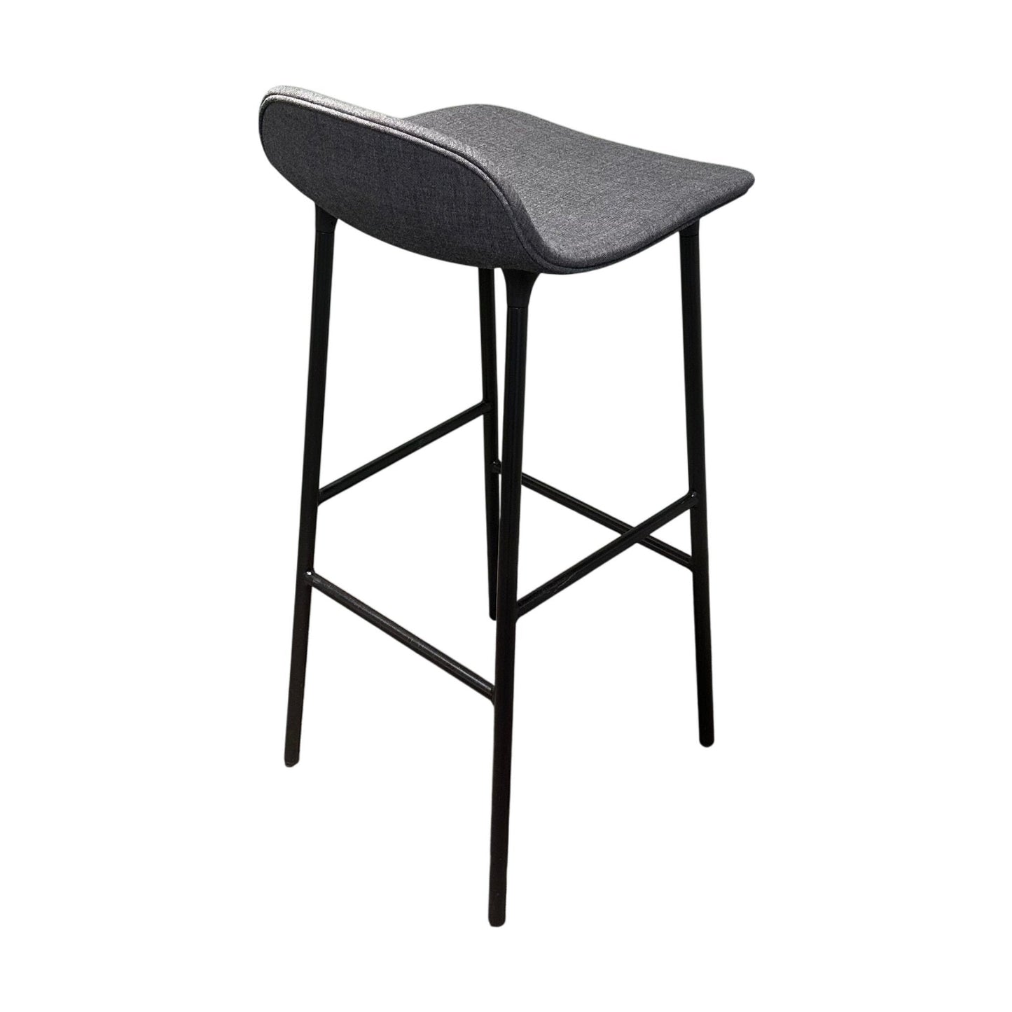 Normann Copenhagen barstol i grå, 80 cm høy