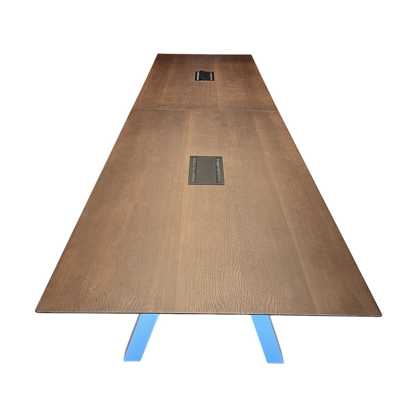 Trefarget møtebord, 360x90 cm