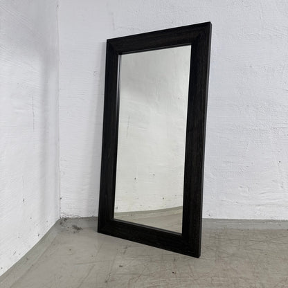 Speil med brun ramme, 130x70cm