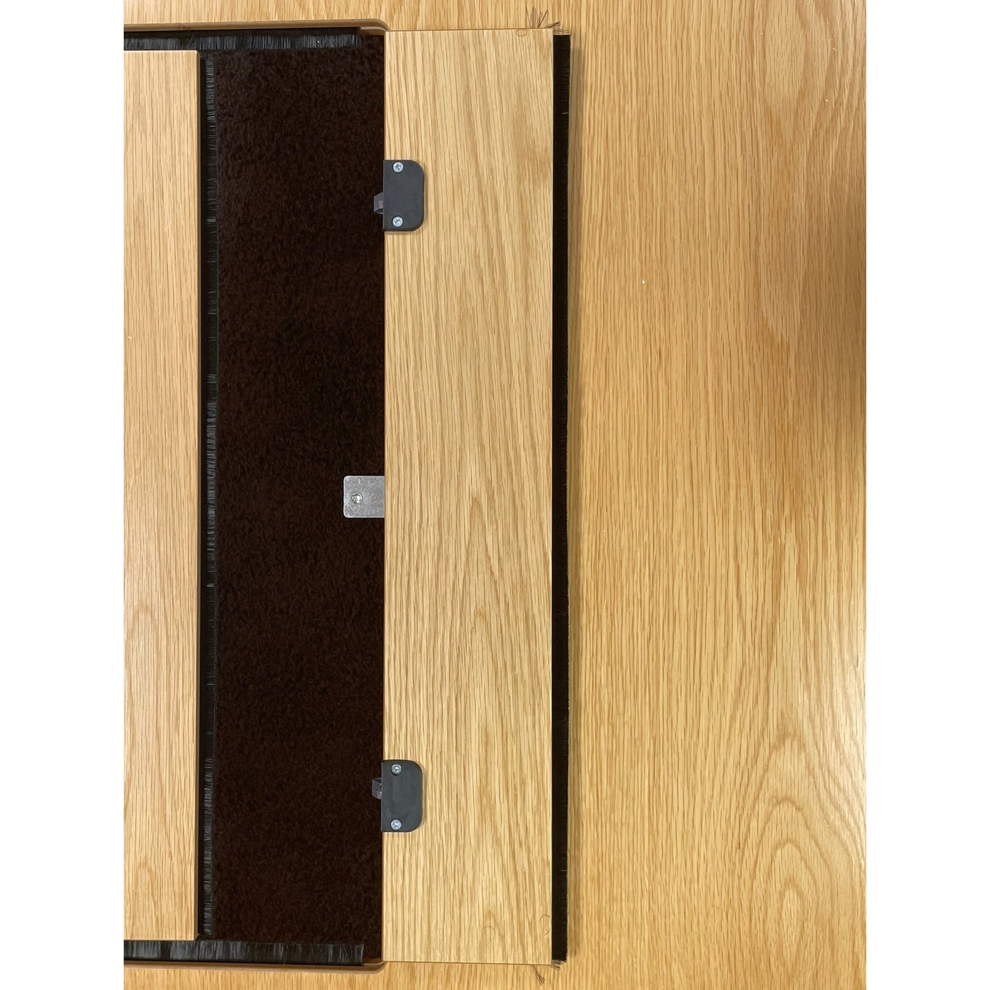 Moderne møtebord med trefarget laminat, 240x120 cm