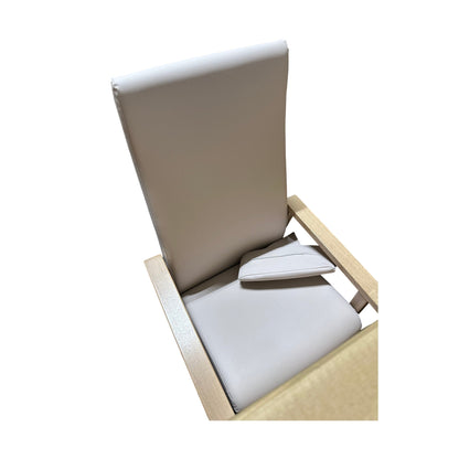 Zeta hvilestol fra VAD, rosa skinn