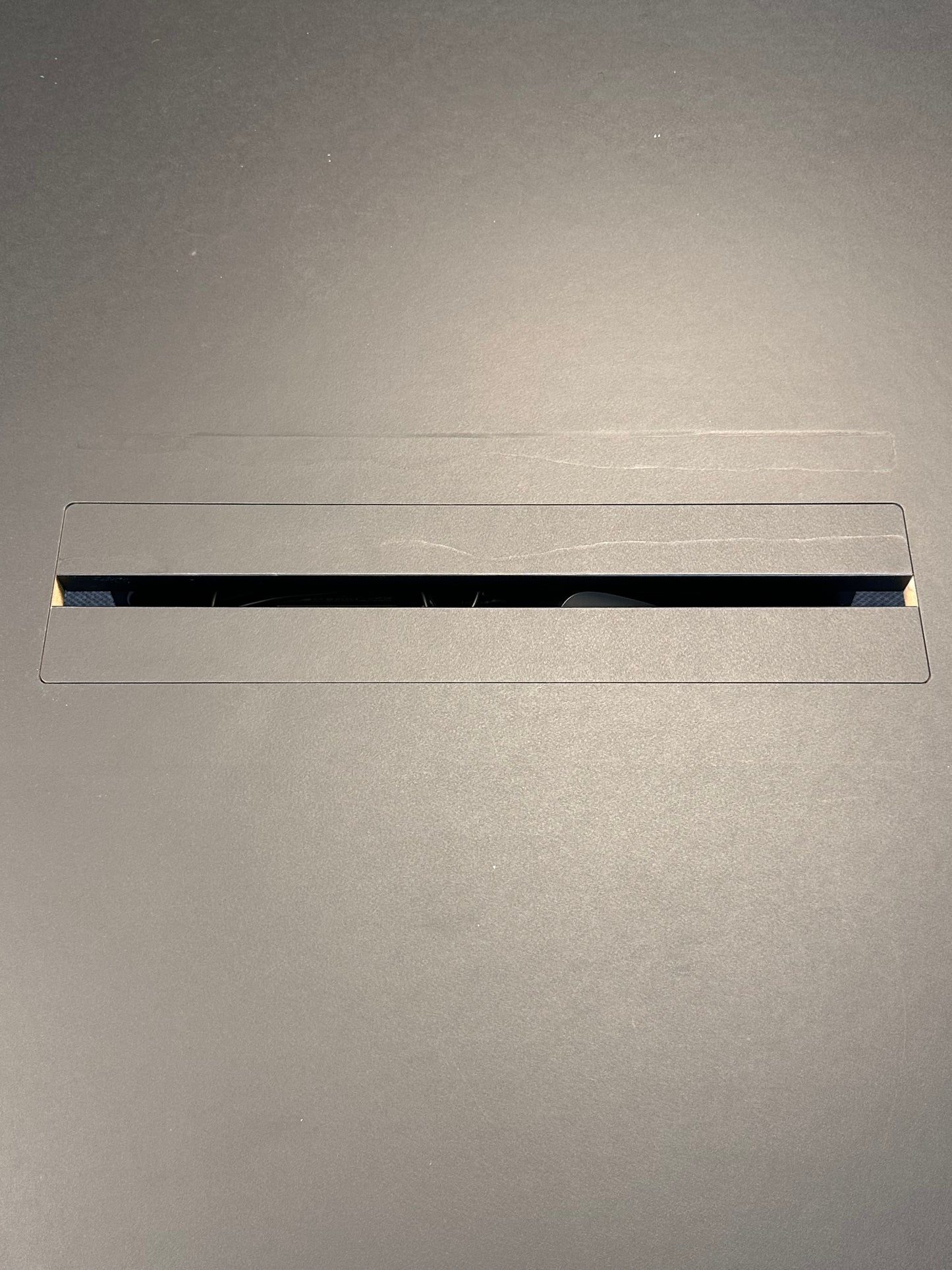 Møtebord fra Edsbyn, sort, 550x150 cm