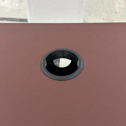 Elektrisk hev/senk skrivebord fra Linak, rød, 140x70 cm