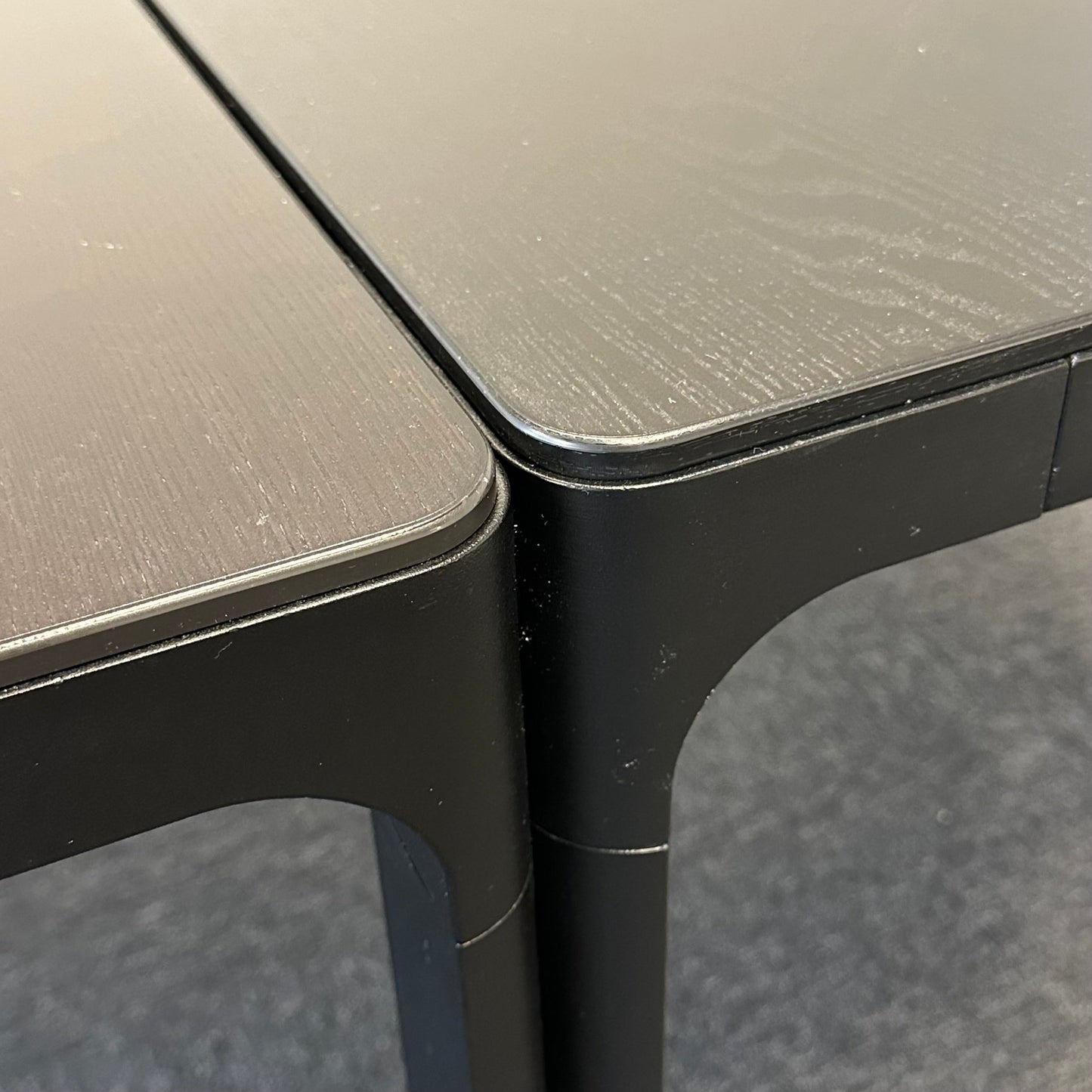 Bekant møtebord fra IKEA, svart laminat, 280x140 cm