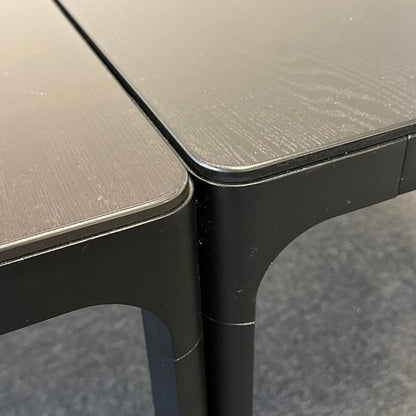 Bekant møtebord fra IKEA, svart laminat, 280x140 cm