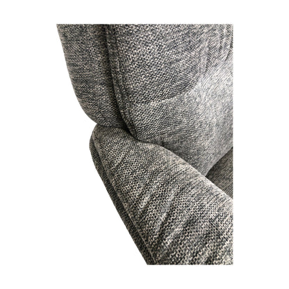 Køln lenestol fra A-Møbler, tekstil, med puff