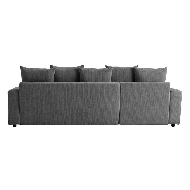 Cozy Sovesofa, 100 % polyester, grå