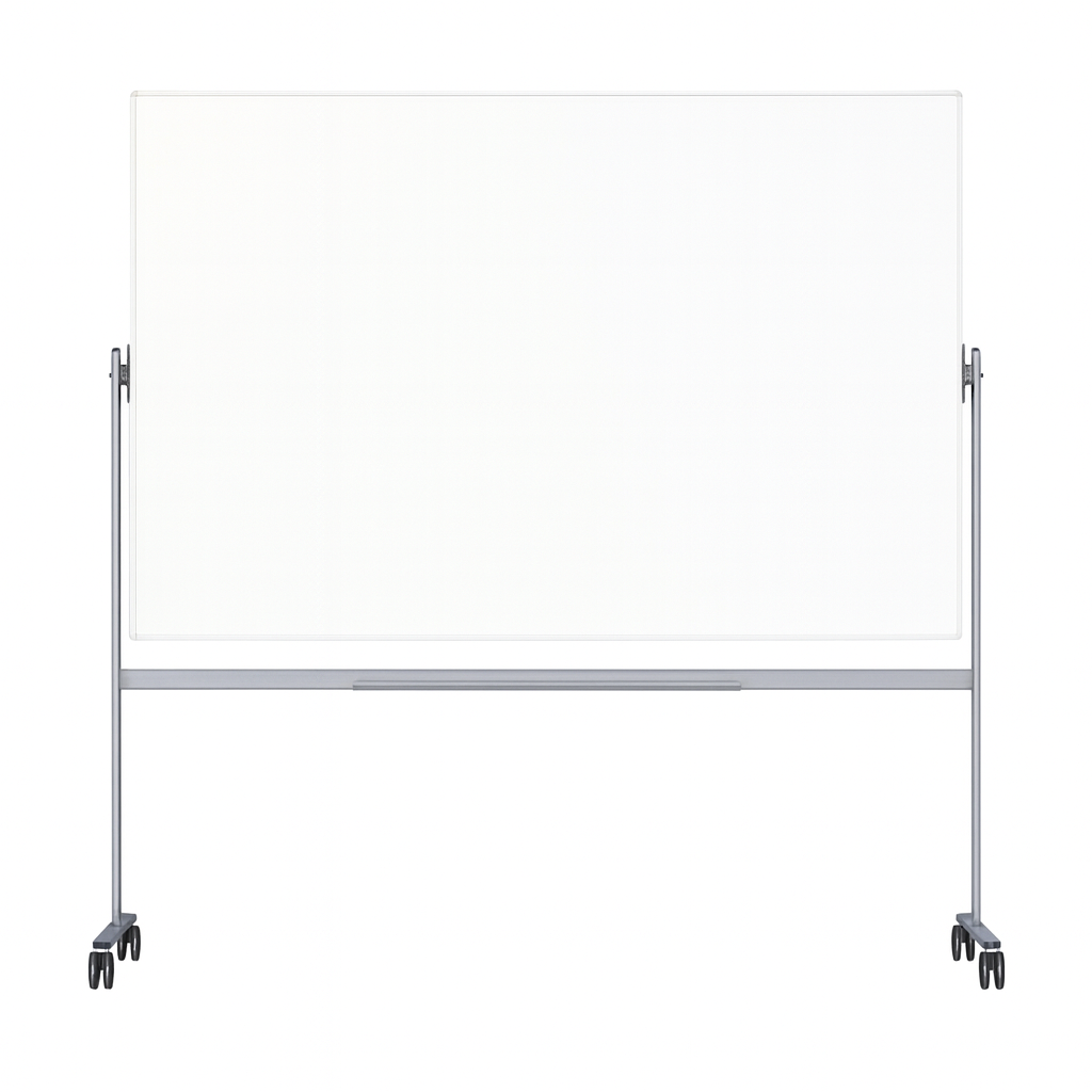 (210x195) Dobbeltsidig whiteboard med roterbar tavle fra Lintex