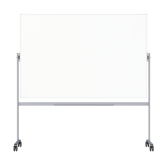 (210x195) Dobbeltsidig whiteboard med roterbar tavle fra Lintex