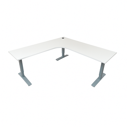 EFG elektrisk hjørneunderstell, grå, 122x34 cm