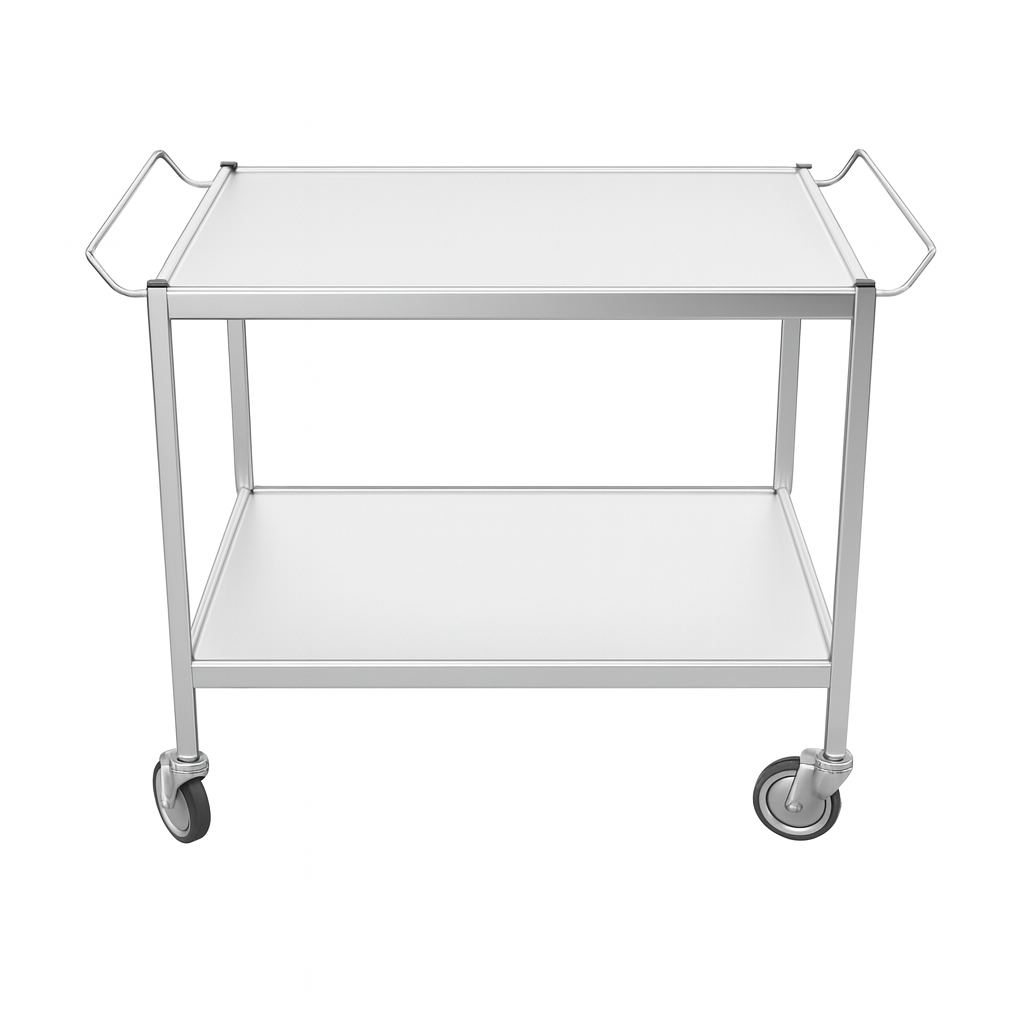 Serveringstralle med 2 håndtak, 80x55x80 cm