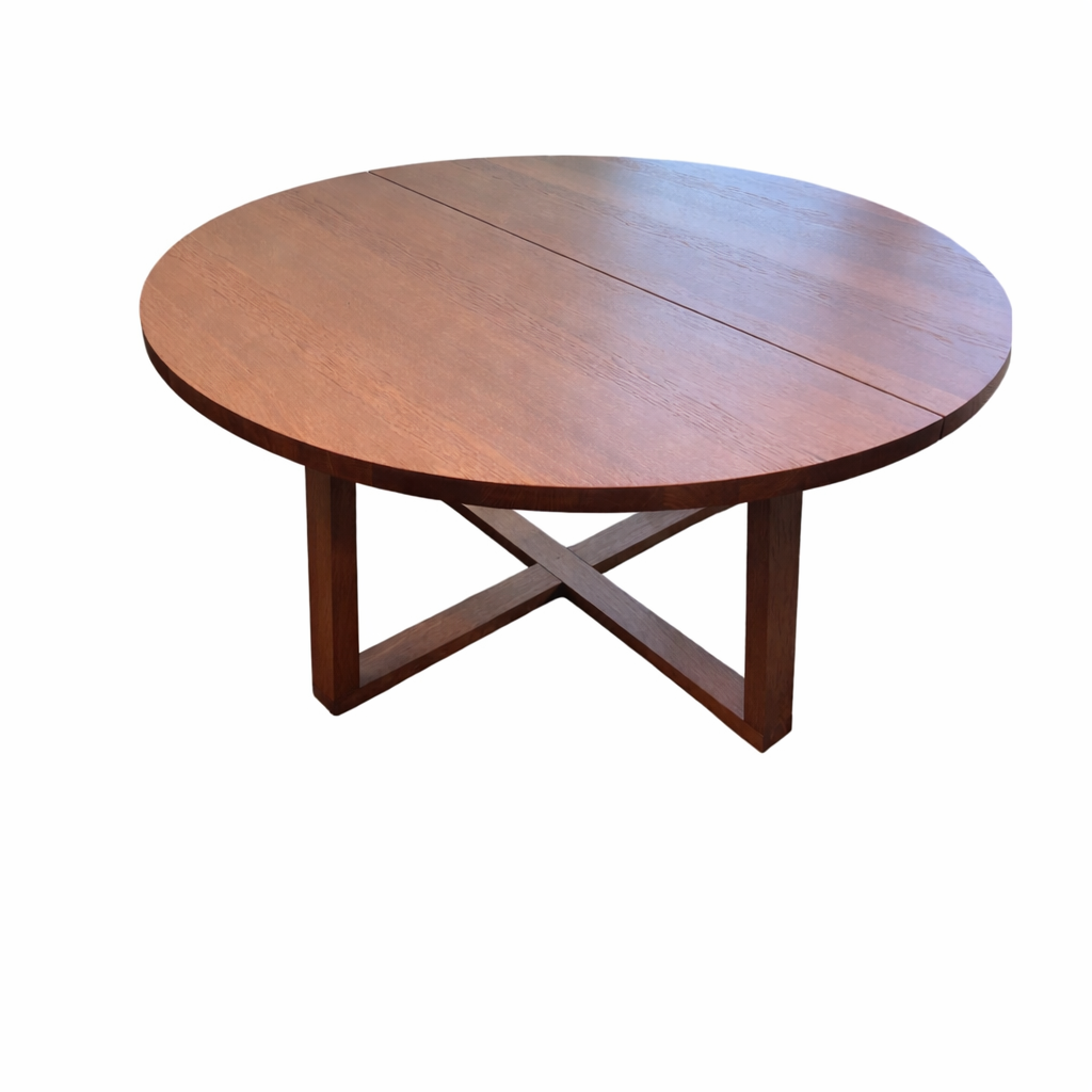 MÖRBYLÅNGA spisebord fra IKEA, Ø145 cm, trefarget