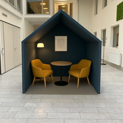 Samtalerom, trukket i ull fra Gøtessons The Hut