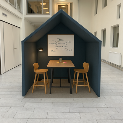 Samtalerom, trukket i ull fra Gøtessons The Hut