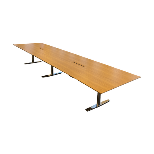 Konferansebord i oljet eik fra Horreds, 480x120 cm