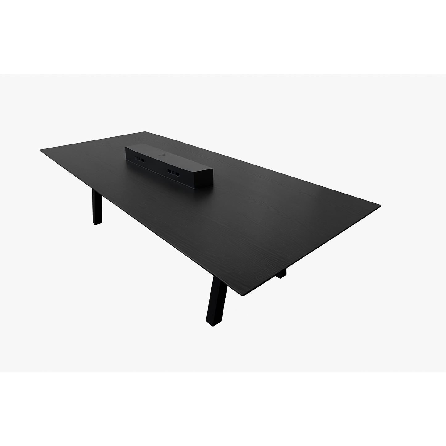 Konferansebord i sortbeiset eik Horreds VX-serie, 280x120 cm