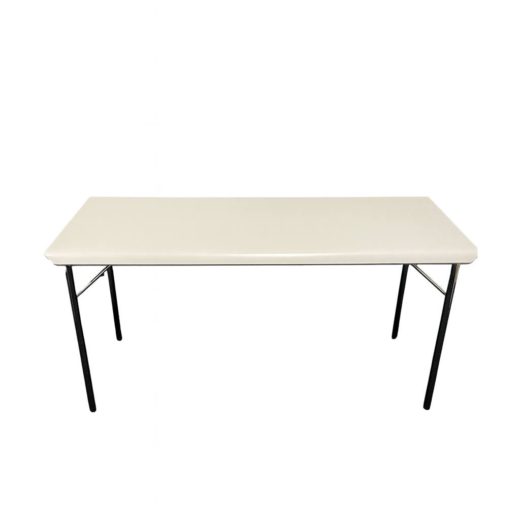 Hvite seminarbord fra Materia, hvit, 140x65 cm