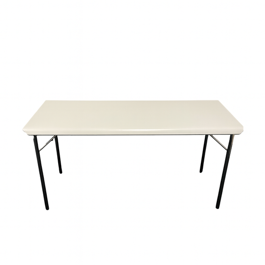 Hvite seminarbord fra Materia, hvit, 140x65 cm