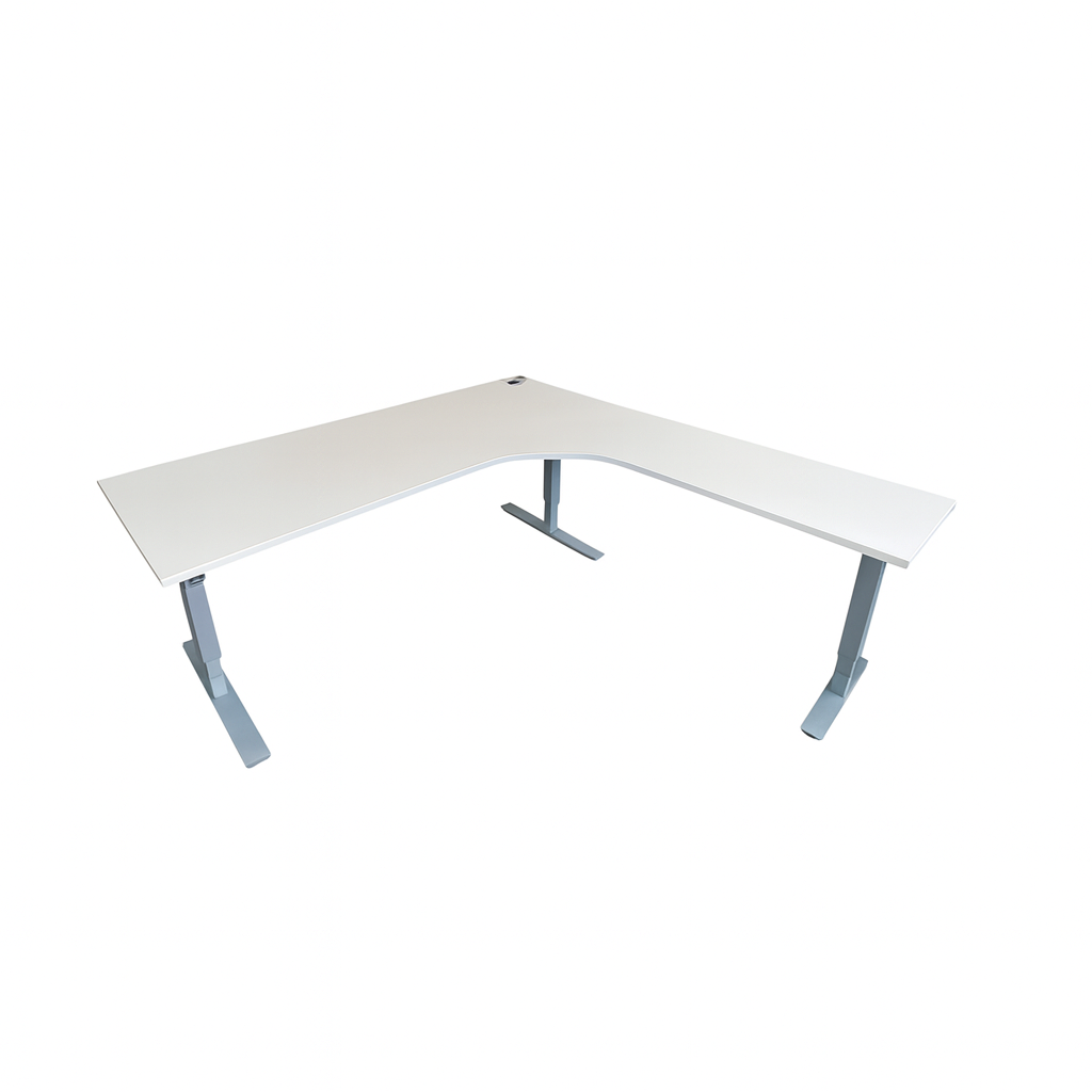 EFG elektrisk hjørneunderstell, grå, 122x34 cm