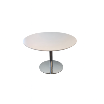 Rundt møtebord fra Fora Form, hvit, 120 cm