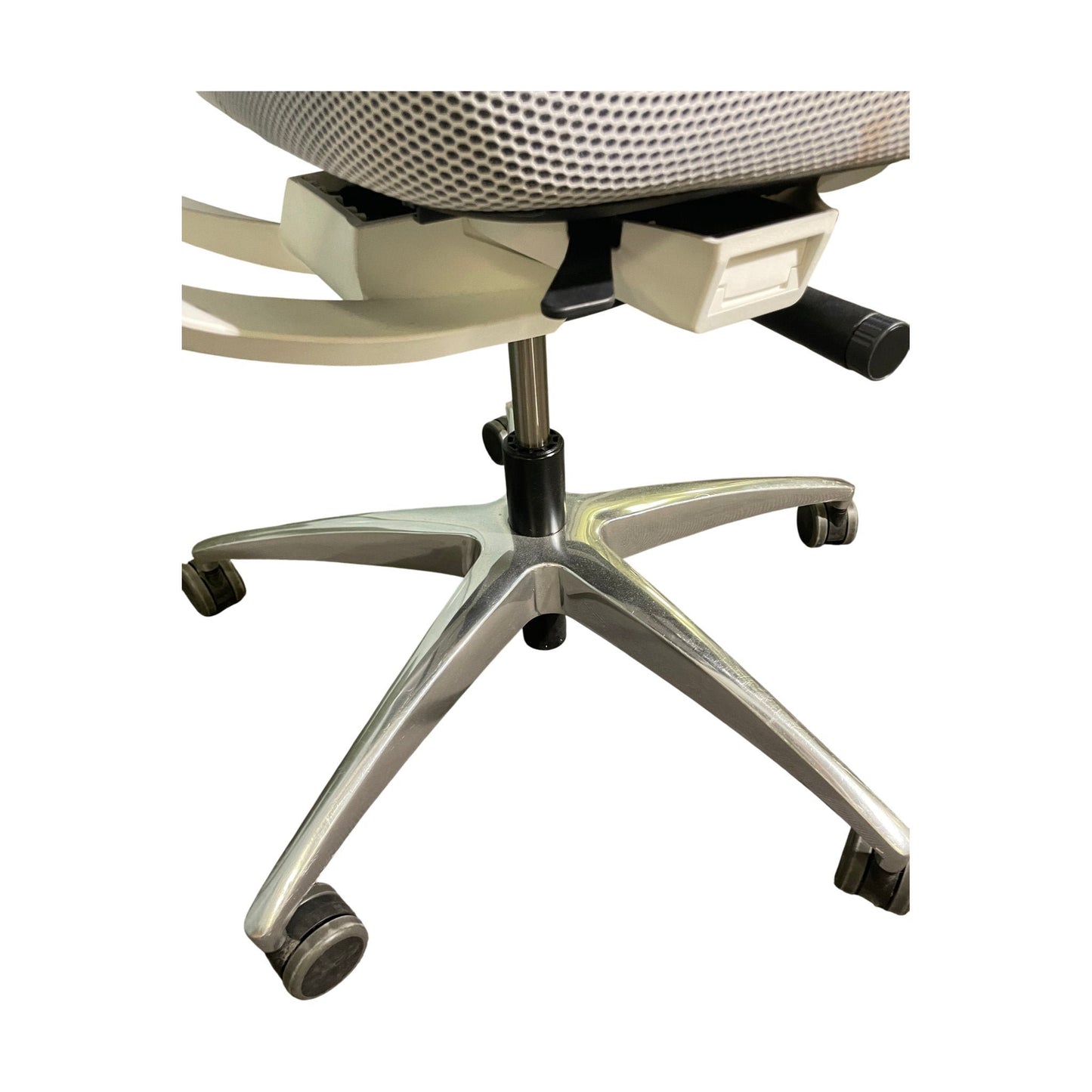 Esencia Drabert kontorstol fra Kinnarps, hvit og grå