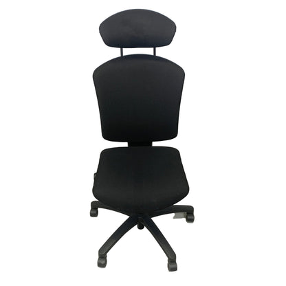 Kontorstol Maxicon fra Savo, svart stoff