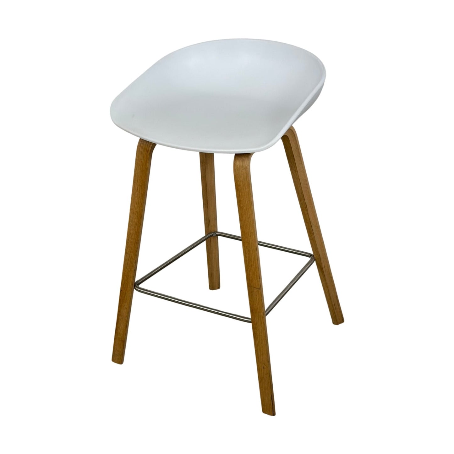 About A Stool barstol fra HAY, hvit, 74 cm høy