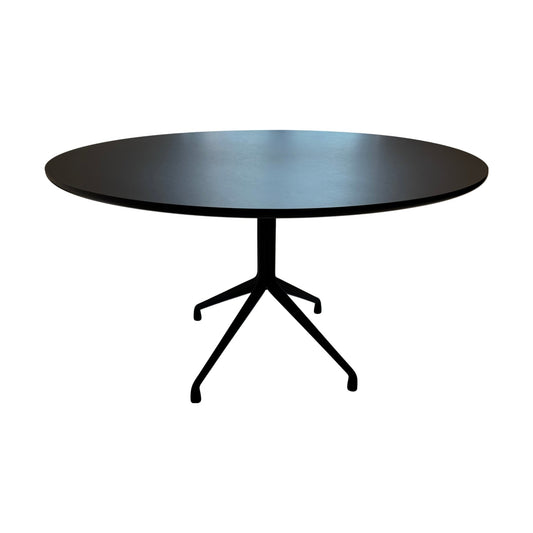 HAY konferansebord i svart, Ø128 cm
