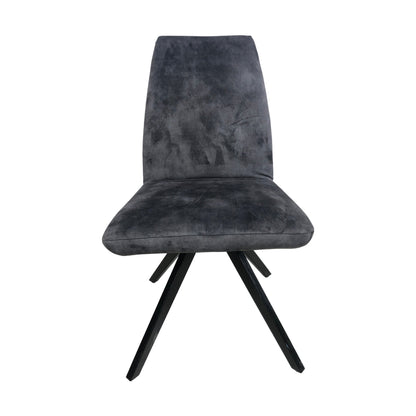 Hjort Knudsen spisestol, velur, grå