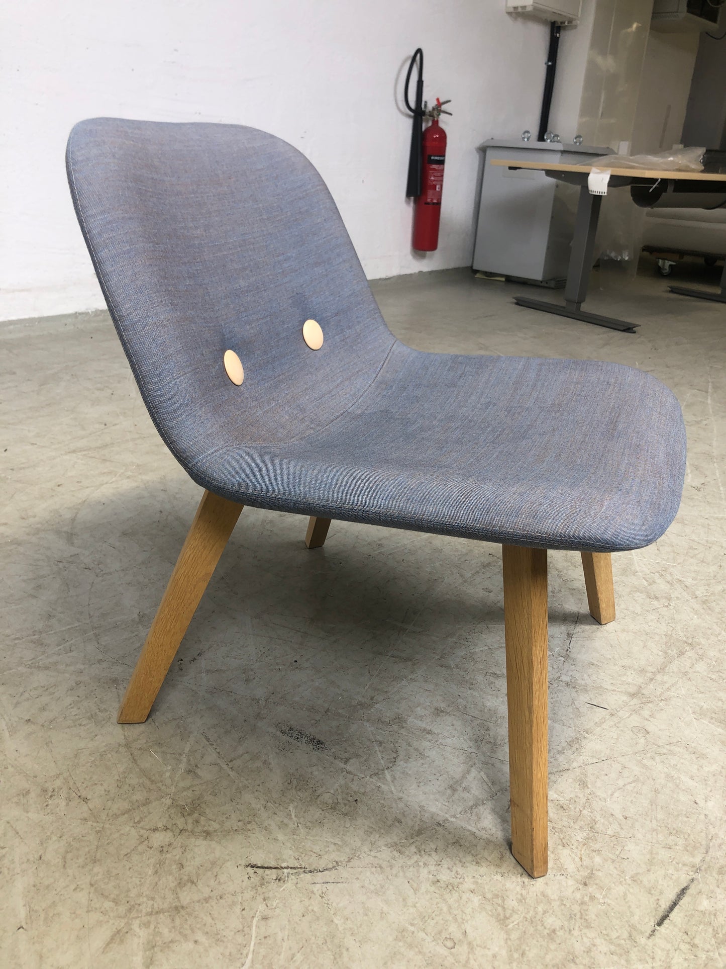 Lorenzen lenestol fra Erik Jørgensen, blå