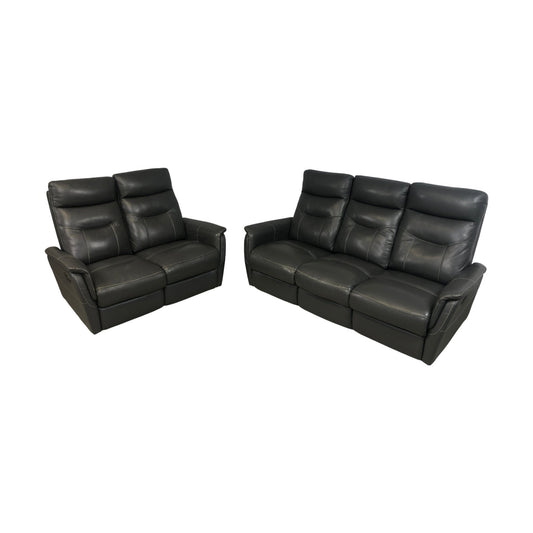 Orlando 2- og 3-seter sofagruppe, hud/PVC manuell recliner