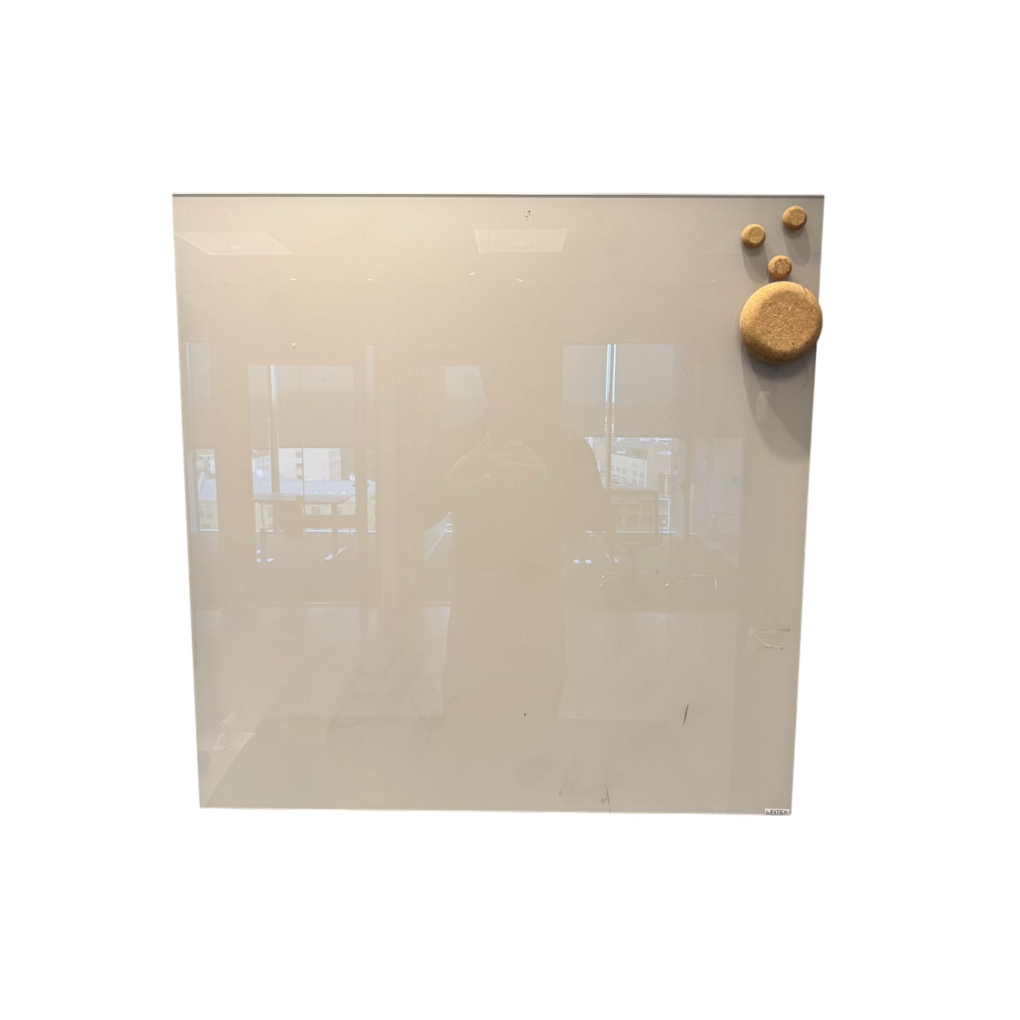 Lintex glasstavle, 75x75cm