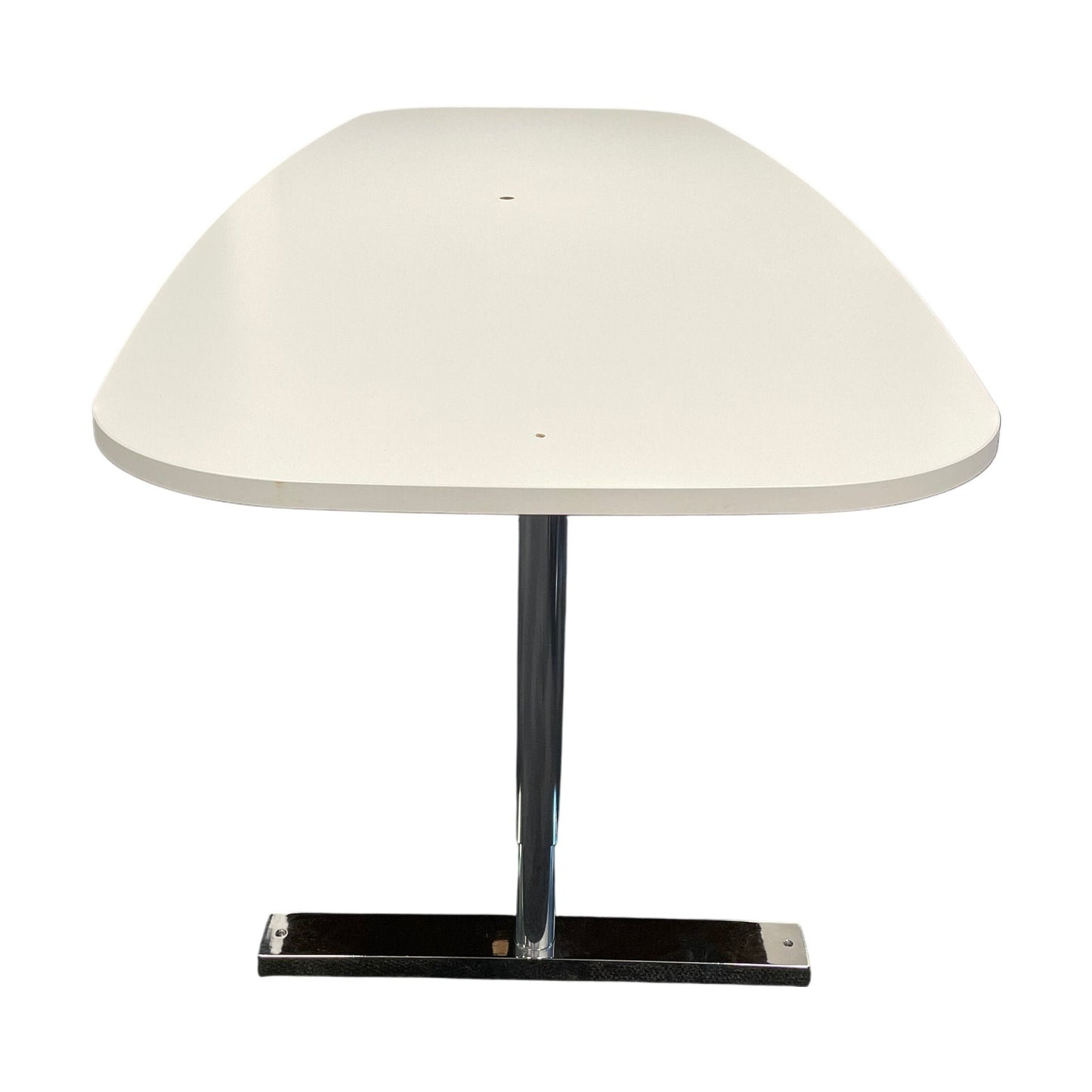 Møtebord, hvit bordplate, 230x90 cm