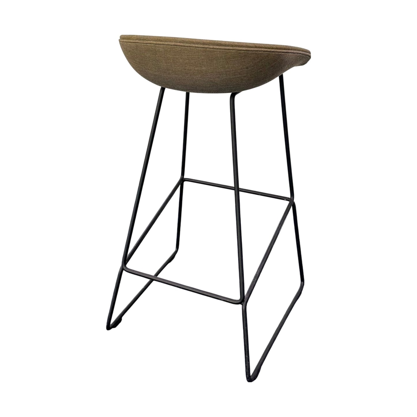 HAY About A Stool, barstol i grønn/gul