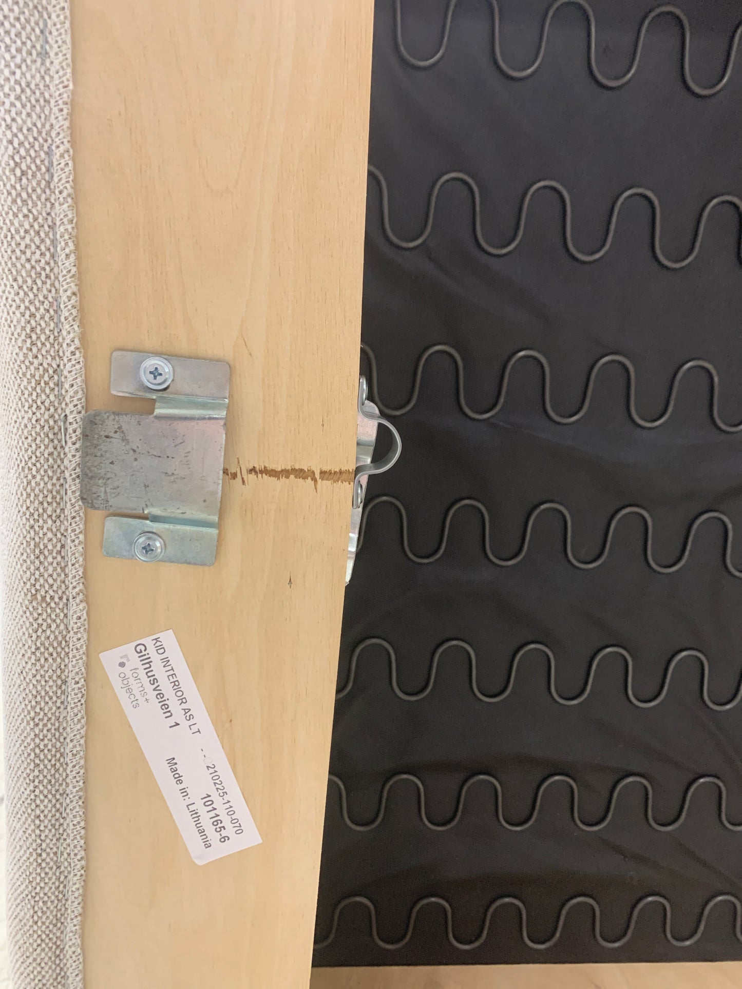 Isa sofagruppe 1,5-seter med armlene venstre fra Kid, beige